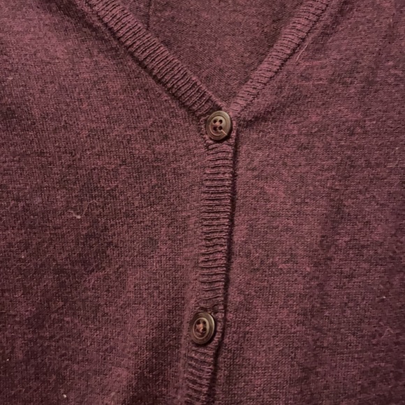 Wine Colored Lighter Weight Cardigan 